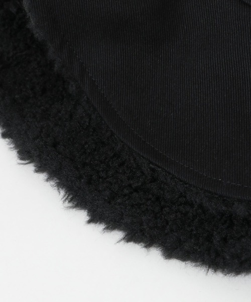 URBAN RESEARCH（アーバンリサーチ）の「裏ボアバケットハット（ハット・レディース・ライトベージュ/ブラック・-）」の10枚目の写真