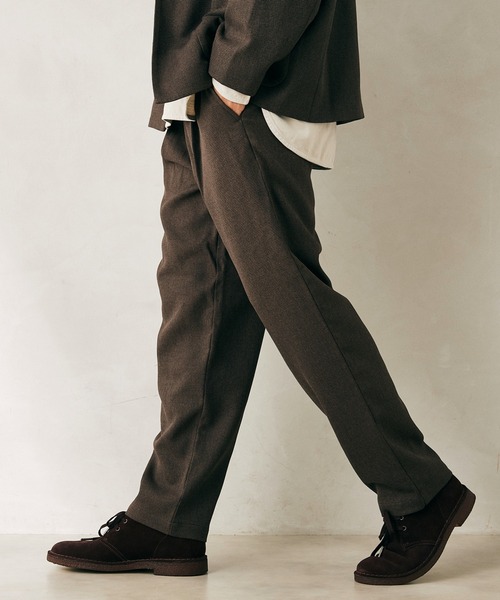 JOURNAL STANDARD relume（ジャーナルスタンダード　レリューム）の「TECH TWEED WASHABLE パンツ（その他パンツ・メンズ・ネイビー/ブラウン・SMALL/MEDIUM/LARGE）」の19枚目の写真