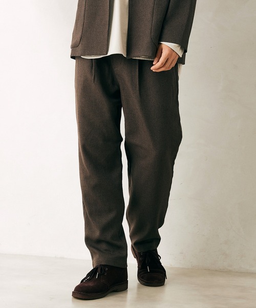 JOURNAL STANDARD relume（ジャーナルスタンダード　レリューム）の「TECH TWEED WASHABLE パンツ（その他パンツ・メンズ・ネイビー/ブラウン・SMALL/MEDIUM/LARGE）」の20枚目の写真