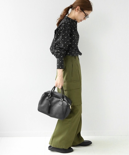 JOURNAL STANDARD relume（ジャーナルスタンダード　レリューム）の「カーゴワイドパンツ◆（カーゴパンツ・レディース・カーキ/ホワイト・36/38）」の19枚目の写真