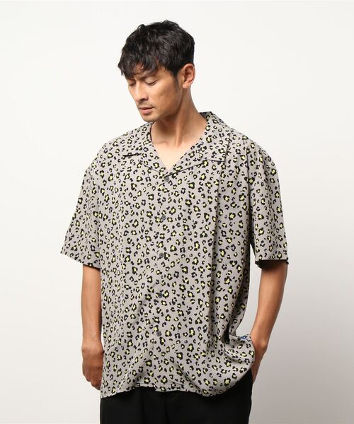 VIBGYOR（ヴィブジョー）の「【NINE NUTS】LEOPARD SHIRT(MA)（シャツ/ブラウス・メンズ・グレー/ネイビー・FREE）」の6枚目の写真