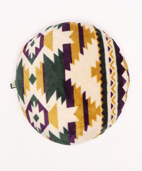 チャイハネ（チャイハネ）の「【チャイハネ】ノマディックラウンドクッション（クッション/クッションカバー・レディース・ベージュ/レッド/ターコイズブルー/グリーン・FREE）」の5枚目の写真