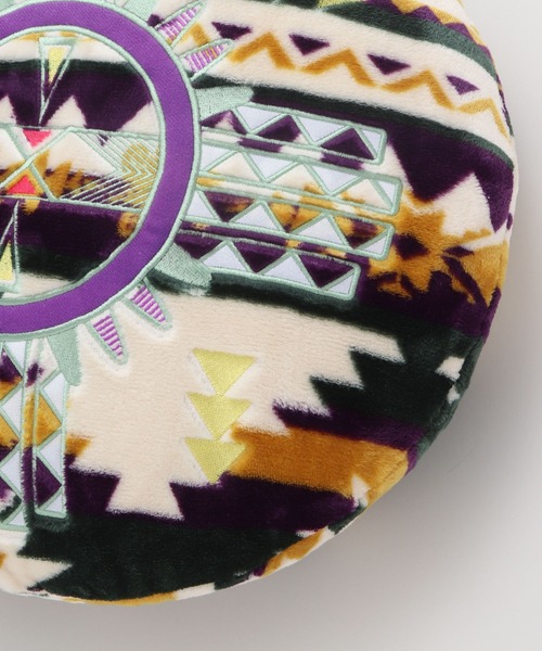 チャイハネ（チャイハネ）の「【チャイハネ】ノマディックラウンドクッション（クッション/クッションカバー・レディース・ベージュ/レッド/ターコイズブルー/グリーン・FREE）」の19枚目の写真