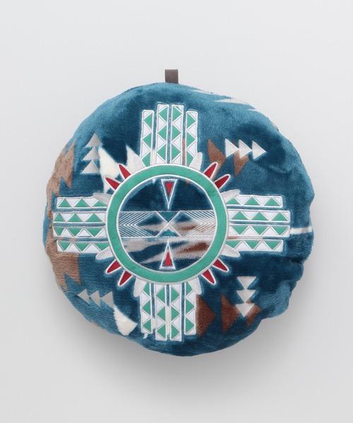 チャイハネ（チャイハネ）の「【チャイハネ】ノマディックラウンドクッション（クッション/クッションカバー・レディース・ベージュ/レッド/ターコイズブルー/グリーン・FREE）」の15枚目の写真