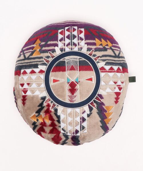 チャイハネ（チャイハネ）の「【チャイハネ】ノマディックラウンドクッション（クッション/クッションカバー・レディース・ベージュ/レッド/ターコイズブルー/グリーン・FREE）」の22枚目の写真