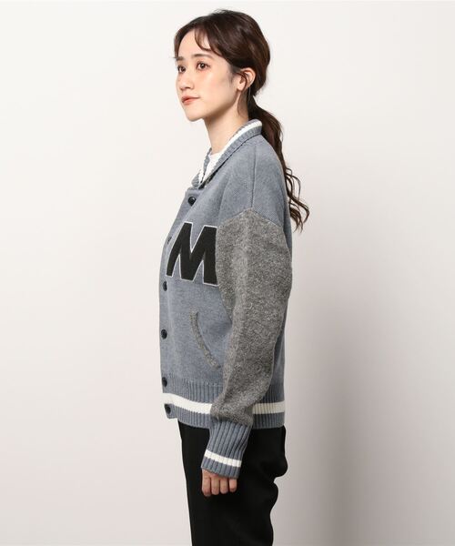 McGREGOR（マックレガー）の「スタジャン風ニット（カーディガン/ボレロ・レディース・ブラウン/グレー・M/L）」の3枚目の写真