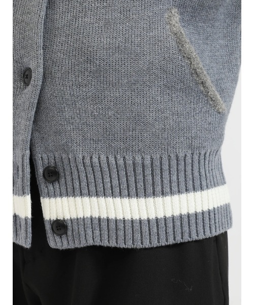 McGREGOR（マックレガー）の「スタジャン風ニット（カーディガン/ボレロ・レディース・ブラウン/グレー・M/L）」の10枚目の写真