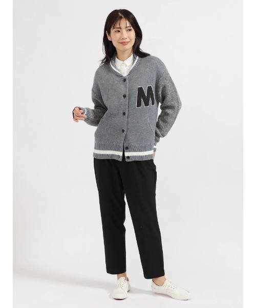 McGREGOR（マックレガー）の「スタジャン風ニット（カーディガン/ボレロ・レディース・ブラウン/グレー・M/L）」の11枚目の写真