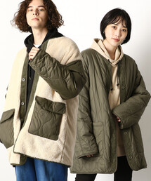 Purple&Yellow | リバーシブルボアブルゾン(ブルゾン)