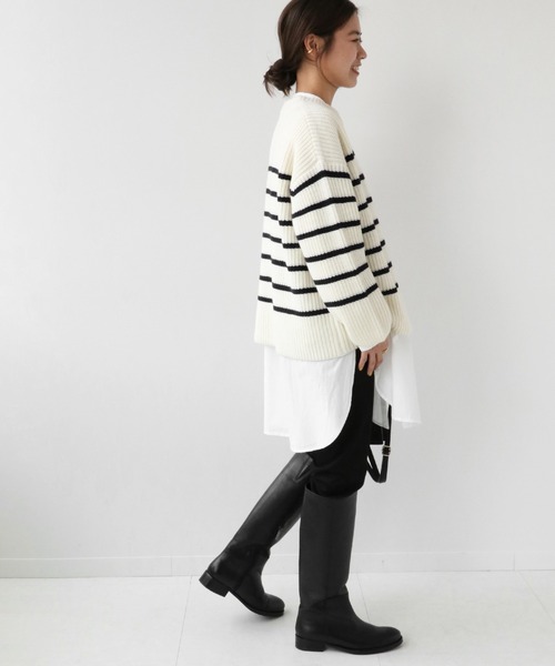 JOURNAL STANDARD ビッグVネックセーター 美品