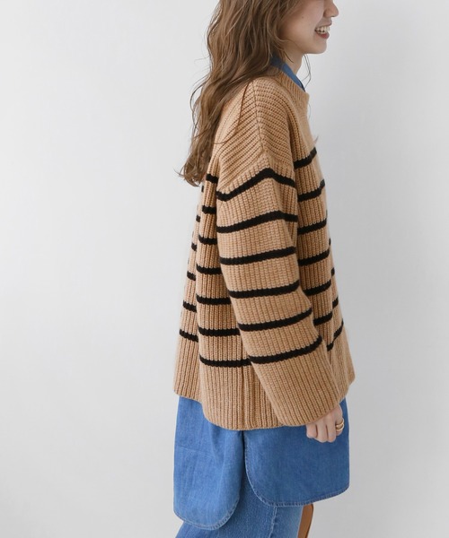 ポーター　JOURNAL STANDARDコラボ　別注モデル セール】ボーダー ボートネックプル（Tシャツ/カットソー
