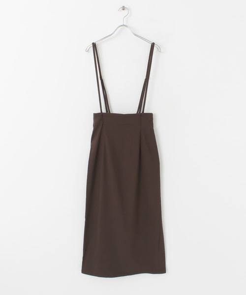 SENSE OF PLACE by URBAN RESEARCH（センスオブプレイスバイアーバンリサーチ）の「『TALLサイズあり』ストレッチサスツキハイウエストスカート（スカート・レディース・オレンジ/アイボリー/ベージュ/ブラック/ブラウン・TALL/X-SMALL/MEDIUM/SMALL）」の14枚目の写真