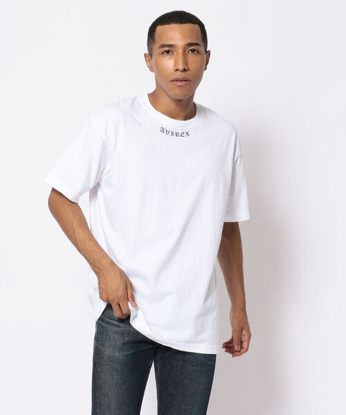 AVIREX（アヴィレックス）の「【直営店限定】AVX T-SHIRT/ AVX Tシャツ / アヴィレックス / AVIREX（Tシャツ/カットソー・メンズ・ホワイト/ブラック・LARGE/X-LARGE/MEDIUM）」の3枚目の写真