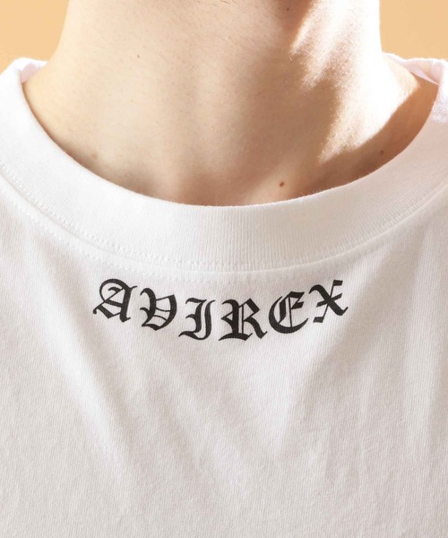 AVIREX（アヴィレックス）の「【直営店限定】AVX T-SHIRT/ AVX Tシャツ / アヴィレックス / AVIREX（Tシャツ/カットソー・メンズ・ホワイト/ブラック・LARGE/X-LARGE/MEDIUM）」の10枚目の写真