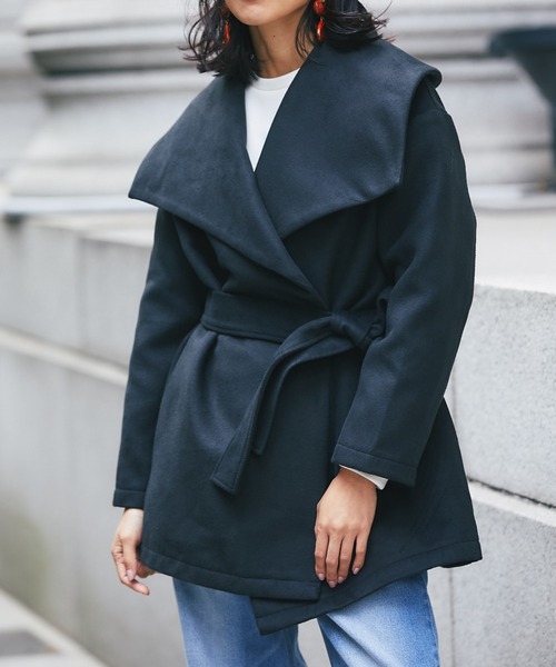 ダブルフェイスショートコート その他アウター Nostalgia アンドドットノスタルジア のファッション通販 Zozotown