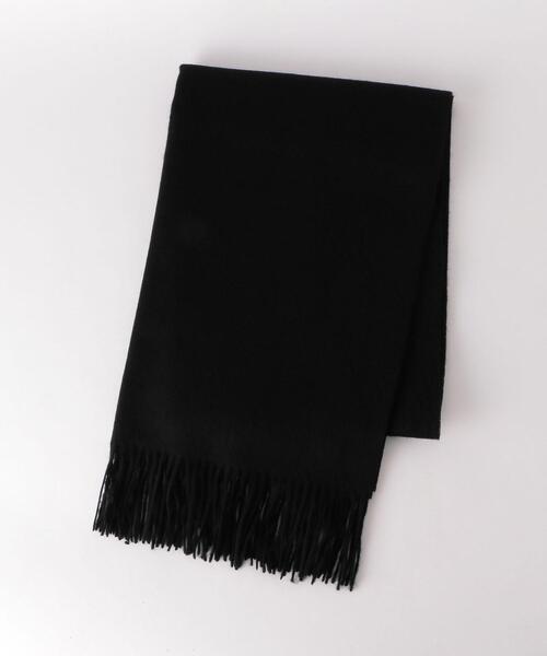 closet story（クローゼットストーリー）の「＜closet story（クローゼットストーリー）＞ウールカシミヤ ストール 21F（ストール/ショール・レディース・ブラック/ベージュ/ピンク/イエロー・FREE）」の2枚目の写真
