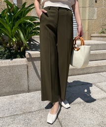 Meli rich | センタープレスカラーパンツ(スラックス)