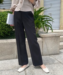 Meli rich | センタープレスカラーパンツ(スラックス)