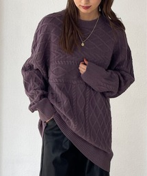 Shelly island | ランダムケーブルニット(ニット/セーター)