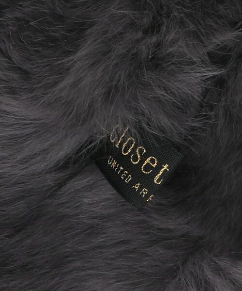 closet story（クローゼットストーリー）の「＜closet story（クローゼットストーリー）＞レッキス マフラー（マフラー・レディース・ダークグレー/モカ/ライトグレー・FREE）」の6枚目の写真