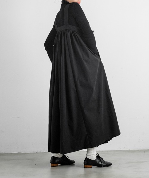 Libra Cue（リブラ キュー）の「ボリュームギャザーワンピース/サイズ展開あり（ワンピース・レディース・ブラック/アイボリー・1/2）」の7枚目の写真