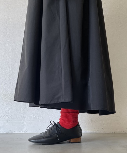 Libra Cue（リブラ キュー）の「ボリュームギャザーワンピース/サイズ展開あり（ワンピース・レディース・ブラック/アイボリー・1/2）」の4枚目の写真