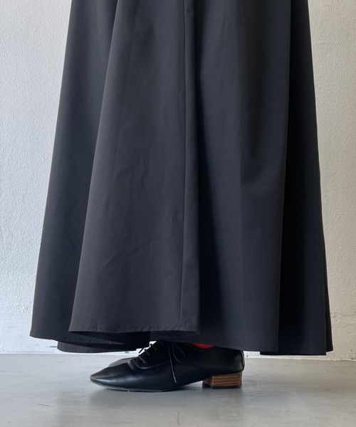 Libra Cue（リブラ キュー）の「ボリュームギャザーワンピース/サイズ展開あり（ワンピース・レディース・ブラック/アイボリー・1/2）」の9枚目の写真