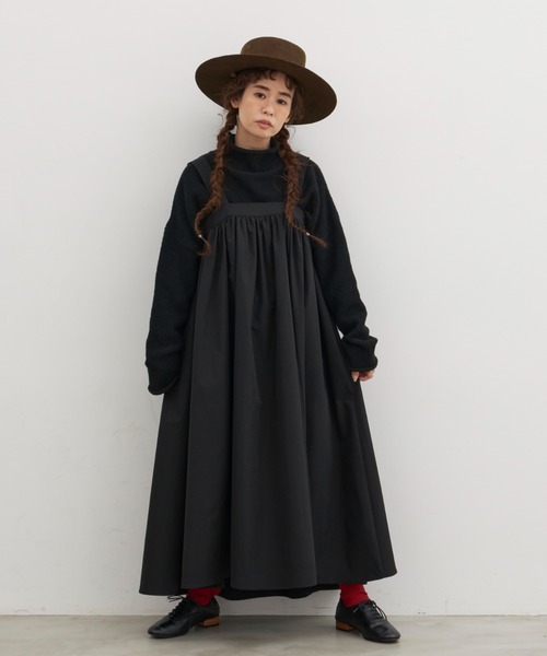 Libra Cue（リブラ キュー）の「ボリュームギャザーワンピース/サイズ展開あり（ワンピース・レディース・ブラック/アイボリー・1/2）」の20枚目の写真