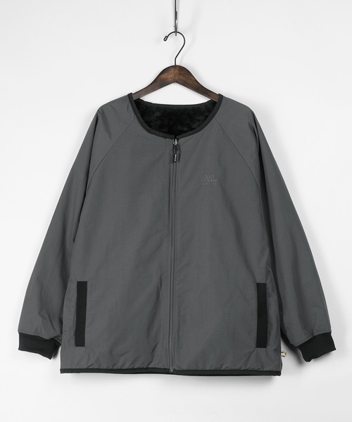 gym master（ジムマスター）の「【gym master/ジムマスター】リバーシブル ノーカラーボアジャケット/タスロンノーカラーJKT/防風（ノーカラージャケット・メンズ・ブラック/ベージュ/その他1/その他・M/L/XL/S）」の17枚目の写真