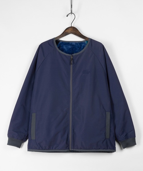 gym master（ジムマスター）の「【gym master/ジムマスター】リバーシブル ノーカラーボアジャケット/タスロンノーカラーJKT/防風（ノーカラージャケット・メンズ・ブラック/ベージュ/その他1/その他・M/L/XL/S）」の18枚目の写真