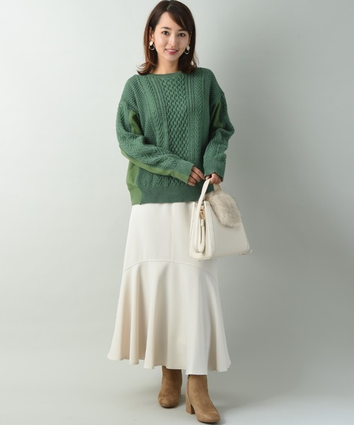 INTERPLANET(インタープラネット)の「マーメイドスカート(スカート・レディース・ピンク/ブルー/アイボリー・FREE)」の9枚目の写真