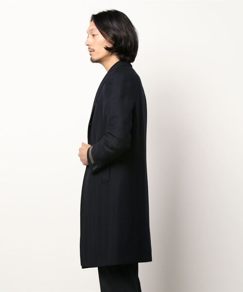 EDIFICE（エディフィス）の「LOROPIANA チェスターコート（その他アウター・メンズ・ネイビー・44/46）」の2枚目の写真