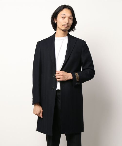 EDIFICE（エディフィス）の「LOROPIANA チェスターコート（その他アウター・メンズ・ネイビー・44/46）」の5枚目の写真