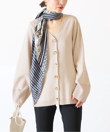 VERMEIL par iena | スムース編みバルーンスリーブ カーディガン◆(カーディガン/ボレロ)