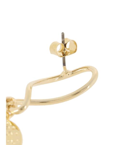 GYDA（ジェイダ）の「チェーンデザインピアス（ピアス（両耳用）・レディース・シルバー/ゴールド・FREE）」の7枚目の写真