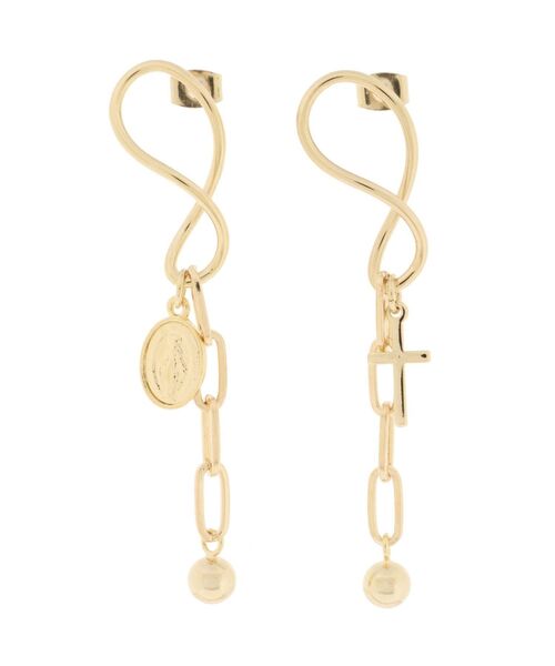 GYDA（ジェイダ）の「チェーンデザインピアス（ピアス（両耳用）・レディース・シルバー/ゴールド・FREE）」の14枚目の写真