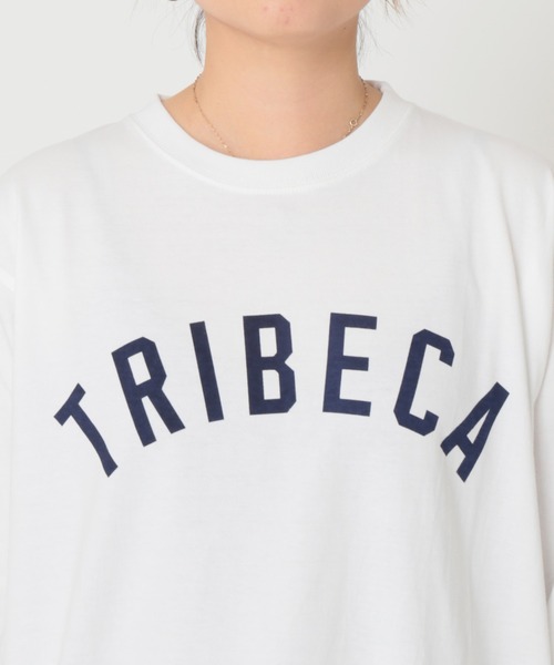 JOURNAL STANDARD（ジャーナルスタンダード）の「TRIBECA ロングスリーブTシャツ◆（Tシャツ/カットソー・レディース・グレー/ホワイト・FREE）」の12枚目の写真