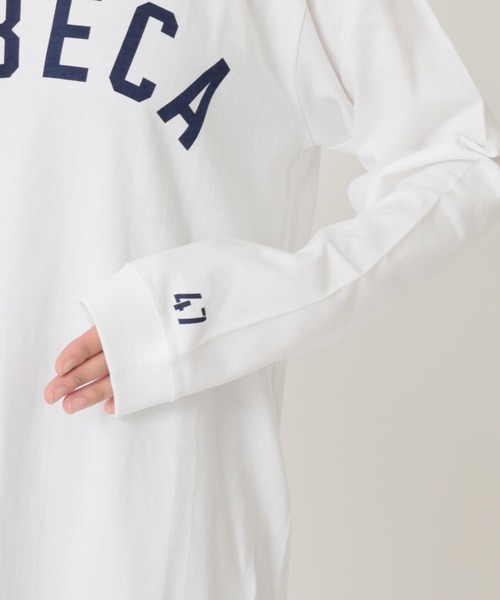 JOURNAL STANDARD（ジャーナルスタンダード）の「TRIBECA ロングスリーブTシャツ◆（Tシャツ/カットソー・レディース・グレー/ホワイト・FREE）」の15枚目の写真