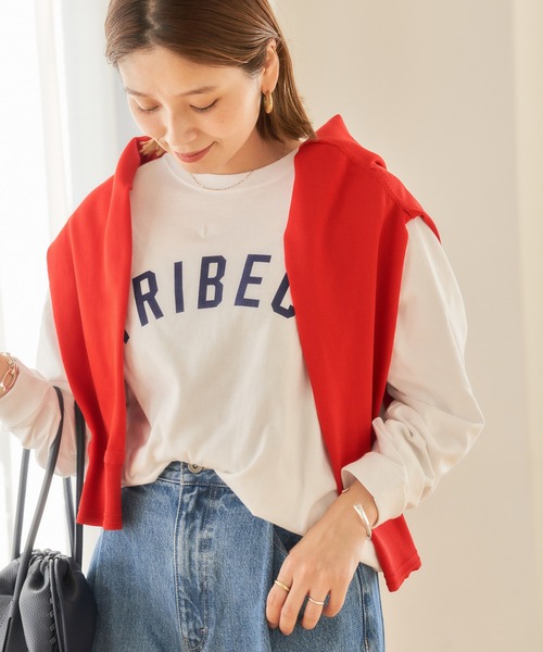 JOURNAL STANDARD（ジャーナルスタンダード）の「TRIBECA ロングスリーブTシャツ◆（Tシャツ/カットソー・レディース・グレー/ホワイト・FREE）」の7枚目の写真