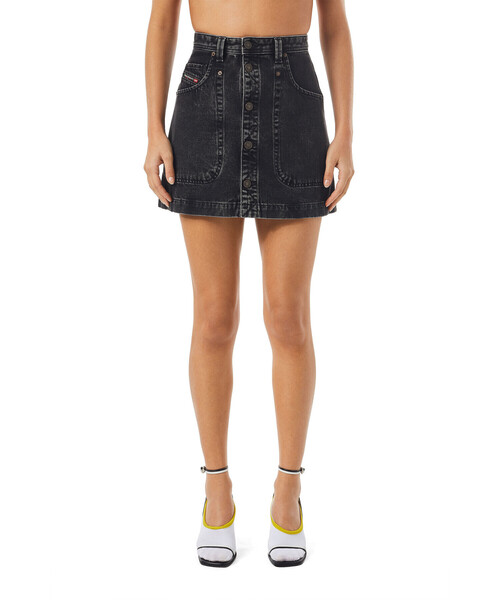 DIESEL（ディーゼル）の「レディース ミニ スカート ブラックデニム 台形（スカート・レディース・ブラック・25inch/29inch/23inch/27inch）」の11枚目の写真