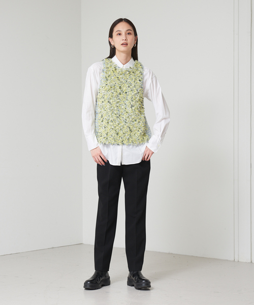 qualite（カリテ）の「【BOUSSOLE×qualite】カラーパイルノースリーブニット（ニット/セーター・レディース・ライトブルー/ピンク・フリー）」の8枚目の写真