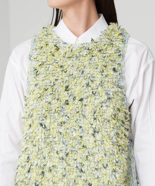 qualite（カリテ）の「【BOUSSOLE×qualite】カラーパイルノースリーブニット（ニット/セーター・レディース・ライトブルー/ピンク・フリー）」の11枚目の写真