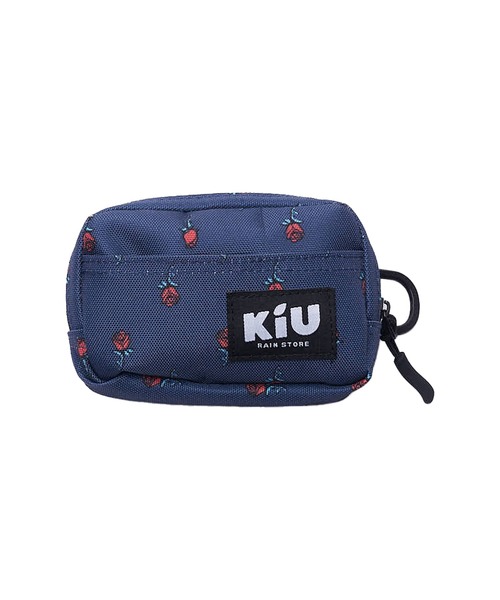 KiU（キウ）の「ウォーターリペレント ポーチM（ポーチ・レディース・カモフラージュ/ホワイト×ブルー/ホワイト系その他/ブラック系その他/その他10/ゼブラ/アニマル/カラフル/レッド系その他/ブルー系その他/ブラック/マルチ/ブラック×カーキ/ブラウン/ブルーグリーン/イエロー/タイガーカモ/ブラック系その他2/ベージュ系その他/レオパード/ブルー系その他2/ネイビー系/ダークグリーン系/ブルー系その他3・FREE）」の14枚目の写真