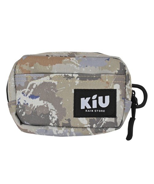 KiU（キウ）の「ウォーターリペレント ポーチM（ポーチ・レディース・カモフラージュ/ホワイト×ブルー/ホワイト系その他/ブラック系その他/その他10/ゼブラ/アニマル/カラフル/レッド系その他/ブルー系その他/ブラック/マルチ/ブラック×カーキ/ブラウン/ブルーグリーン/イエロー/タイガーカモ/ブラック系その他2/ベージュ系その他/レオパード/ブルー系その他2/ネイビー系/ダークグリーン系/ブルー系その他3・FREE）」の8枚目の写真