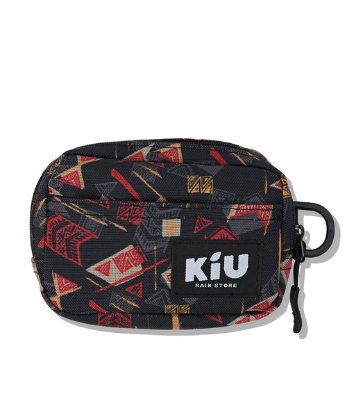 KiU（キウ）の「ウォーターリペレント ポーチM（ポーチ・レディース・カモフラージュ/ホワイト×ブルー/ホワイト系その他/ブラック系その他/その他10/ゼブラ/アニマル/カラフル/レッド系その他/ブルー系その他/ブラック/マルチ/ブラック×カーキ/ブラウン/ブルーグリーン/イエロー/タイガーカモ/ブラック系その他2/ベージュ系その他/レオパード/ブルー系その他2/ネイビー系/ダークグリーン系/ブルー系その他3・FREE）」の16枚目の写真