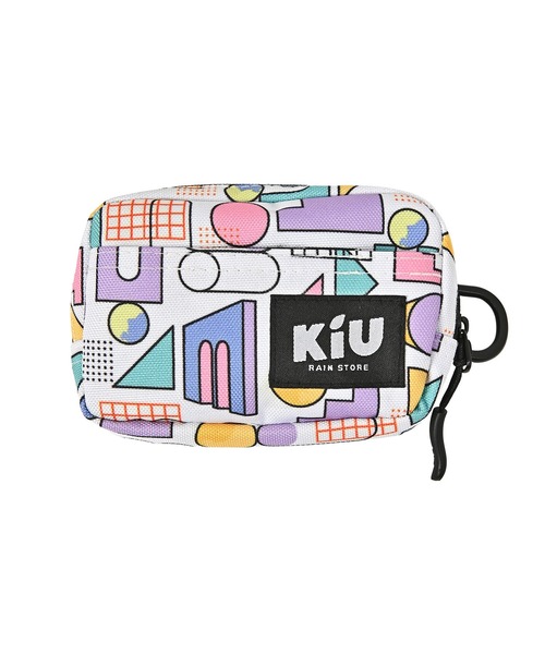 KiU（キウ）の「ウォーターリペレント ポーチM（ポーチ・レディース・カモフラージュ/ホワイト×ブルー/ホワイト系その他/ブラック系その他/その他10/ゼブラ/アニマル/カラフル/レッド系その他/ブルー系その他/ブラック/マルチ/ブラック×カーキ/ブラウン/ブルーグリーン/イエロー/タイガーカモ/ブラック系その他2/ベージュ系その他/レオパード/ブルー系その他2/ネイビー系/ダークグリーン系/ブルー系その他3・FREE）」の17枚目の写真