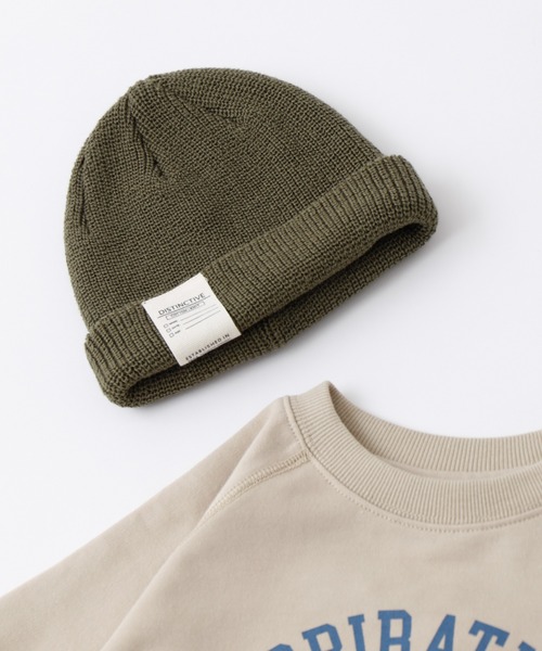 CIAOPANIC TYPY(チャオパニックティピー)の「【KIDS】ニットワッチキャップ(ニットキャップ/ビーニー・キッズ・ホワイト/グレー/グリーン/バイオレット/カーキ/サックスブルー/オレンジ・ONE SIZE)」の4枚目の写真