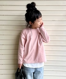 CIAOPANIC TYPY | 【KIDS】USAコットンポケット付きロングTee(Tシャツ/カットソー)