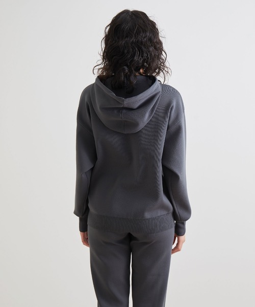 NERGY（ナージー）の「【動けるニット】リブパーカー（ニット/セーター・レディース・チャコールグレー/オフホワイト/ミント・FREE）」の12枚目の写真