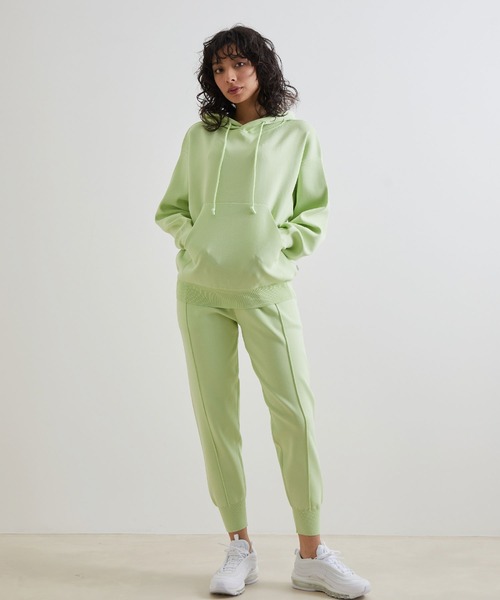 NERGY（ナージー）の「【動けるニット】リブパーカー（ニット/セーター・レディース・チャコールグレー/オフホワイト/ミント・FREE）」の9枚目の写真